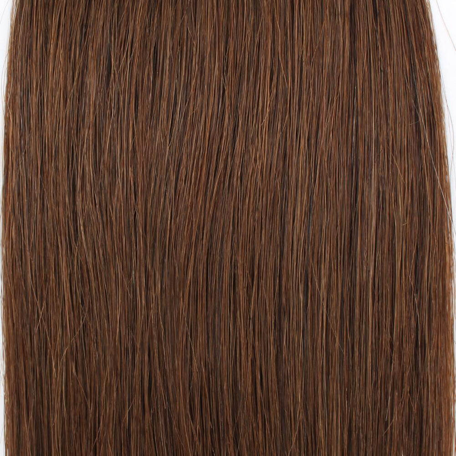 Remy Tape-In Hair Extension #4 Medium Reddish Brown