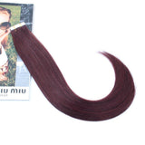 Remy Tape-In Hair Extension #99J Dark Wine